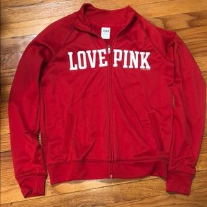 RED 'PINK' TRACK JACKET